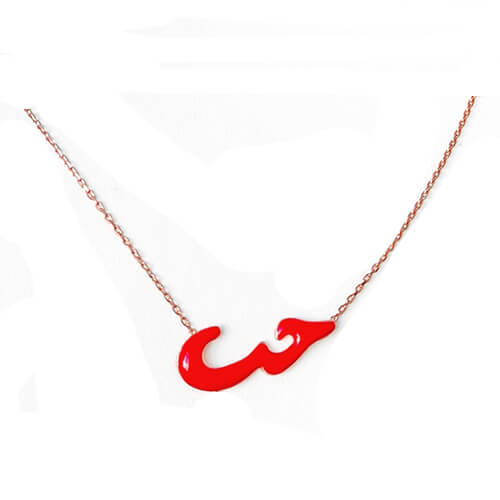 custom stainless steel enamel logo necklace vendors personalized brand name necklaces jewelry factory wholesale